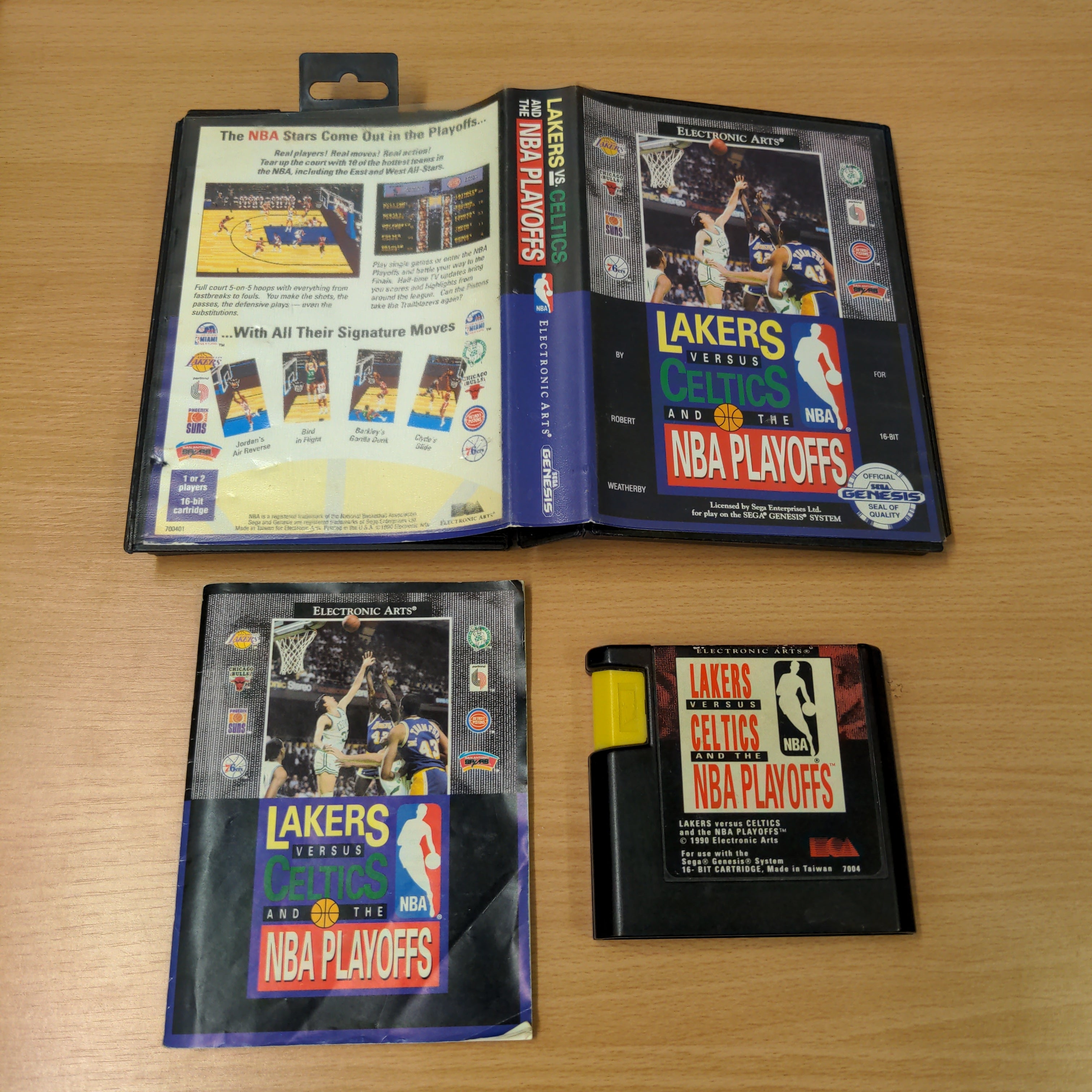 Lakers vs. Celtics and the NBA Playoffs Sega Genesis game Lakers vs. Celtics and the NBA Playoffs Sega Genesis game